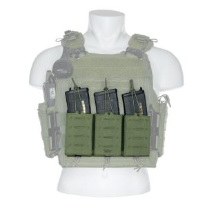 Triple Rifle Mission Flap Placard highlighted placement on the RISE Tactical Carrier